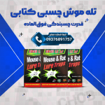 خرید تله موش فلزی گیر – چسبی بزرگ